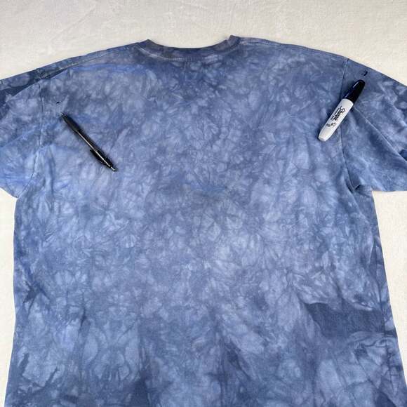 2000s Y2K 2013 The Mountain Native American DreamCatcher Tie-Dye T-shirt XL - Picture 7 of 8